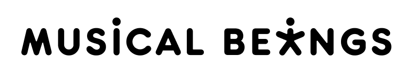 Musical Beings Wordmark — Black on White